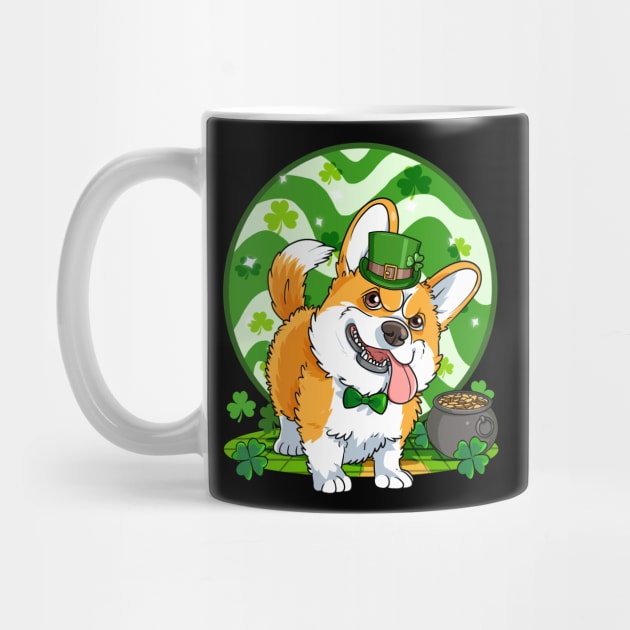 Pembroke Welsh Corgi Leprechaun St Patricks Day Irish Dog by Noseking